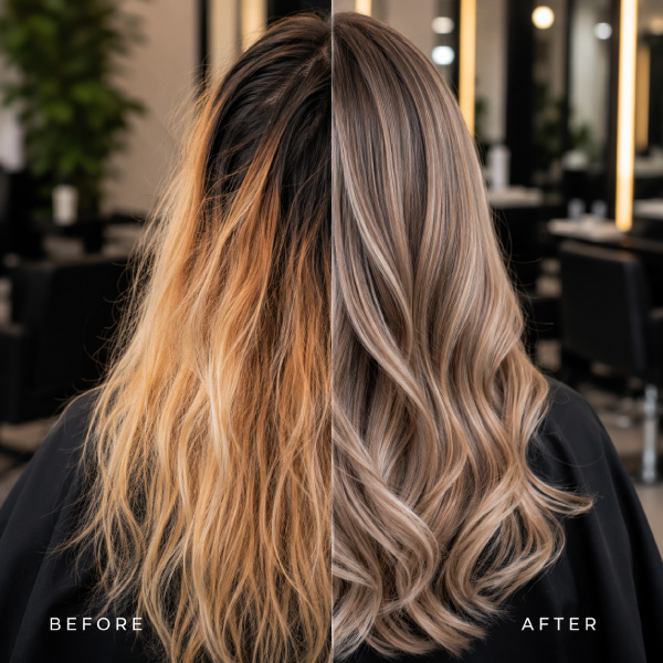 Before-and-after-complex-hair-color-correction-at-Avissa-Salon-in-Ann-Arbor-Michigan