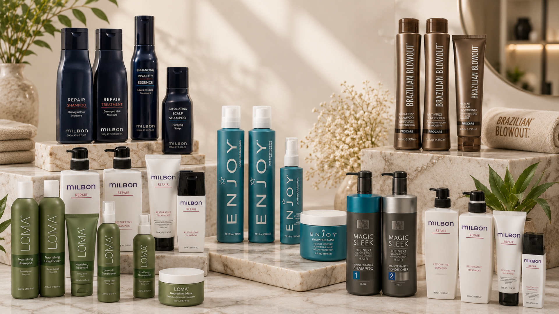 (2)-Hair-Products-offered-at-Avissa-Salon-in-Ann-Arbor-Michian Beautiful hair doesn’t end when you leave the salon. The products you use at home play a critical role in maintaining your color, protecting your investment, and keeping your hair healthy between appointments. Every product we carry has been carefully selected by our stylists based on professional performance—not marketing trends. Whether your goal is stronger hair, longer-lasting color, smoother texture, or healthier extensions, we’ll recommend products tailored specifically to your hair. Avissa Salon in Ann Arbor Michigan