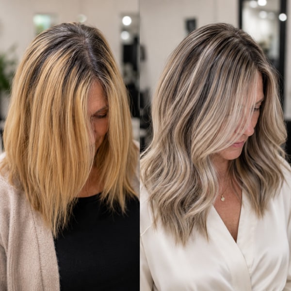 Full-gray-hair-coverage,-dimentional-blending-at-avissa-salon-in-ann-arbor-michigan
