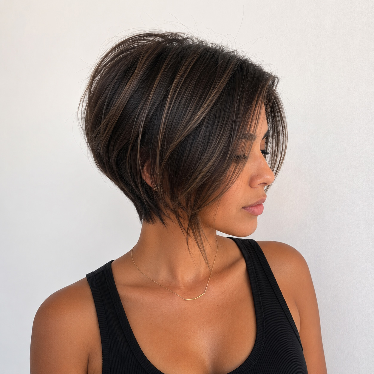 Avissa Salon in Ann Arbor Michigan. Master Hair Stylists and Colorist in Ann Arbor Michigan. Chocolate Brown Hair