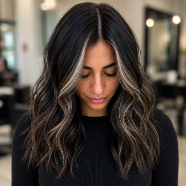 Money-Piece-Highlights-by-Avissa-Salon-in-ann-arbor-michigan.-