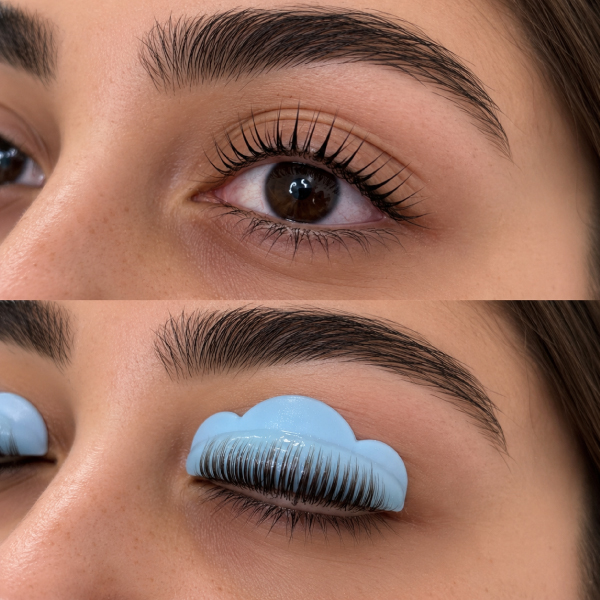 This image features a professional lash lift and lash tint performed at Avissa Salon in Ann Arbor. The lash lift enhances the natural curl and shape of the lashes, while the tint darkens lighter lashes to create greater definition and a naturally fuller appearance. Together, these treatments provide beautifully lifted, darker lashes that often eliminate the need for mascara. Every service is customized to the guest's natural lashes, creating elegant, long-lasting results that enhance their natural beauty with minimal maintenance.