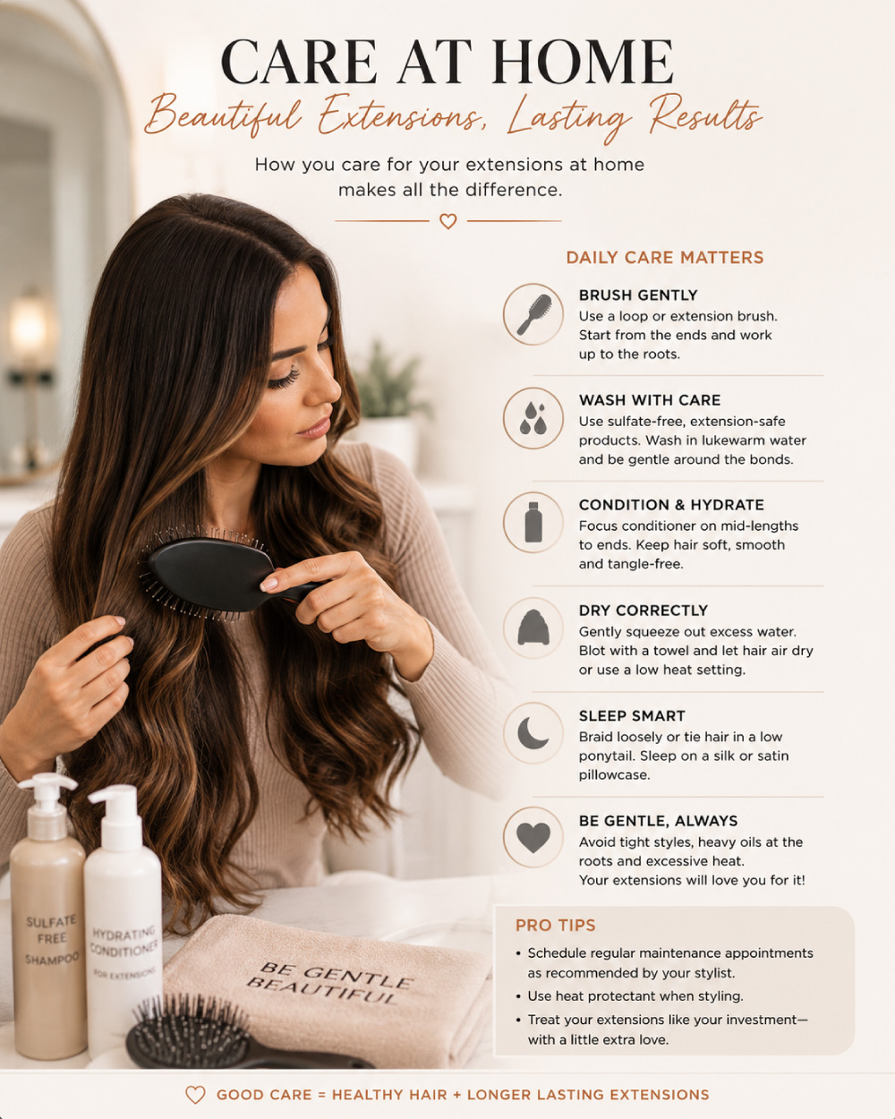 At-Home-Hair-Extension-Care-&-Gentle-Brushing At-Home Hair Extension Care & Gentle Brushing