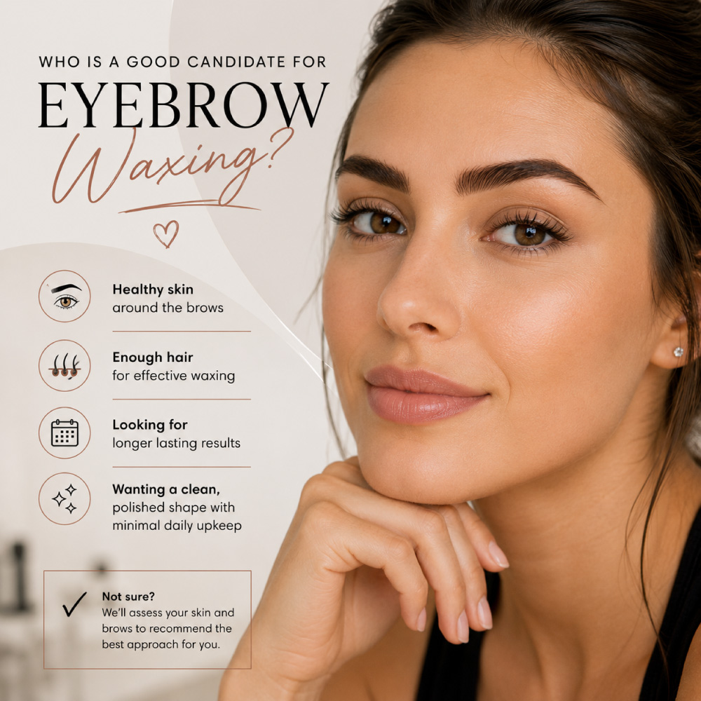 Who-Is-a-Good-Candidate-for-Eyebrow-Waxing--Avissa-Salon- Professional eyebrow waxing at Avissa Salon in Ann Arbor, Michigan, with customized brow shaping designed around your natural brow density, facial proportions, and skin.